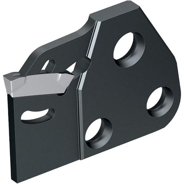 Walter - 0.0571" Blade Width, 1.6142" OAL, Right Hand Cut, Single End Indexable Cut-Off Blade - 15mm Max Depth of Cut, G1332 Blade - USA Tool & Supply