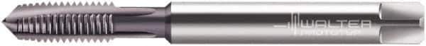 Walter-Prototyp - #10-32 UNJF, 3 Flute, AlCrN Finish, Powdered Metal Spiral Point Tap - Plug Chamfer, Right Hand Thread, 70mm OAL, 16mm Thread Length, 6mm Shank Diam, 3B Class of Fit, Series 2320763 - Exact Industrial Supply