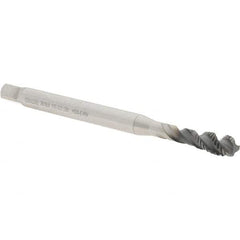 Walter-Prototyp - #10-32 UNF 3 Flute 2B Modified Bottoming Spiral Flute Tap - Powdered Metal, Hardlube Finish, 70mm OAL, Right Hand Flute, Right Hand Thread, Series AEP2351302 - USA Tool & Supply