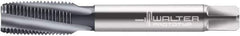 Walter-Prototyp - 7/8-9 UNC 5 Flute 3B Modified Bottoming Spiral Flute Tap - Powdered Metal, TiCN Finish, 4-11/16" OAL, Right Hand Flute, Right Hand Thread, Series A2245876 - USA Tool & Supply