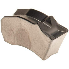 Walter - SX4E400N02 CE4 WSM33S Grade, 0.1575" Cutting Width, Carbide Cutoff Insert - Neutral Lead Angle, 0.0079" Cnr Rad, TiAlN/Al2O3/Al Coated, Single End - USA Tool & Supply