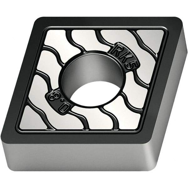 Walter - CNMA646 RK5 Grade WKK20S Carbide Turning Insert - TiCN/Al2O3/TiCN Finish, 80° Diamond, 3/4" Inscr Circle, 1/4" Thick, 3/32" Corner Radius - USA Tool & Supply