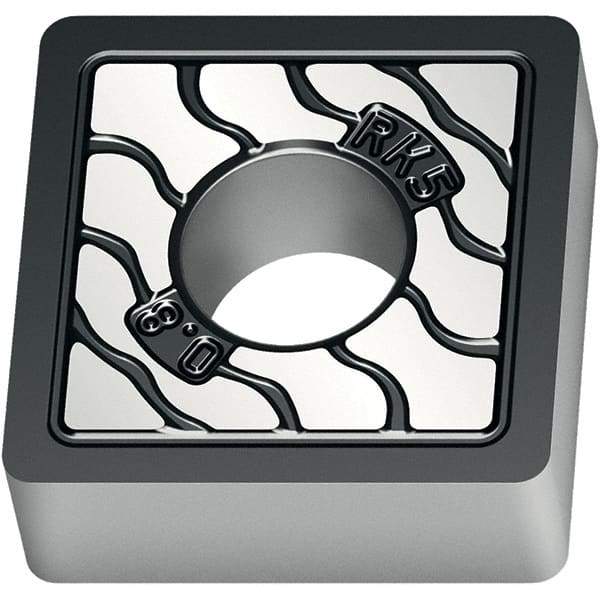 Walter - SNMA434 RK5 Grade WKK10S Carbide Turning Insert - TiCN/Al2O3/TiCN Finish, 90° Square, 1/2" Inscr Circle, 3/16" Thick, 1/16" Corner Radius - USA Tool & Supply