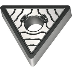 Walter - GIPY4.00-2.00 Grade IC804, 4mm Cutting Width, Carbide Grooving Insert - AlTiN Finish, 2mm Corner Radius - USA Tool & Supply
