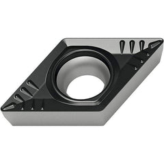 Walter - DCMT21.51 RM4 Grade WMP20S Carbide Turning Insert - TiCN/Al2O3/TiCN Finish, 55° Diamond, 1/4" Inscr Circle, 3/32" Thick, 1/64" Corner Radius - USA Tool & Supply