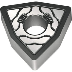 Walter - WNMA332 RK5 Grade WKK10S Carbide Turning Insert - TiCN/Al2O3/TiCN Finish, 80° Trigon, 3/8" Inscr Circle, 3/16" Thick, 1/32" Corner Radius - USA Tool & Supply