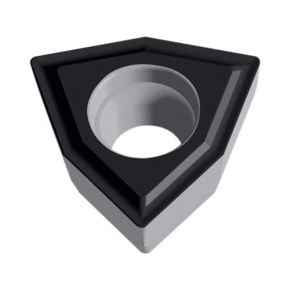 Walter - WOMX120608 B57 Grade WKP35S Carbide Indexable Drill Insert - TiCN/Al2O3/TiN Finish, Trigon, 17.6mm Inscribed Circle - USA Tool & Supply
