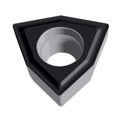 Walter - WOMX120608 B57 Grade WKP35S Carbide Indexable Drill Insert - TiCN/Al2O3/TiN Finish, Trigon, 17.6mm Inscribed Circle - USA Tool & Supply