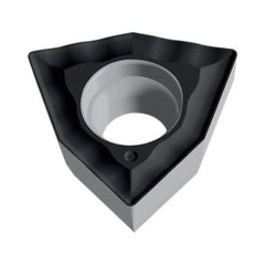 Walter - WOEX06T304 E57 Grade WAK15 Carbide Indexable Drill Insert - TiCN/Al2O3/TiN Finish, Trigon, 10mm Inscribed Circle - USA Tool & Supply