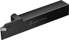 Walter - External Thread, 0.866" Max Depth of Cut, 4.9" OAL, Left Hand Indexable Grooving Cutoff Toolholder - 3/4" Shank Height x 3/4" Shank Width, SX-3.. Insert Style, G2012 Toolholder Style - USA Tool & Supply