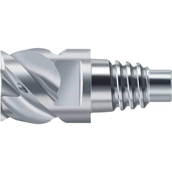 Walter-Prototyp - H2EC Carbide End Milling Tip Insert - TiAlN/TiAl Finish, 4 Flutes, 12mm Cutting Diam, 7.5mm Depth of Cut, 14.5mm Extension - USA Tool & Supply