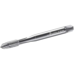 Walter-Prototyp - M4x0.70 Metric, 2 Flute, Bright Finish, Cobalt Spiral Point Tap - Plug Chamfer, Right Hand Thread, 63mm OAL, 12mm Thread Length, 4.5mm Shank Diam, 6H Class of Fit, Series N20219 - Exact Industrial Supply