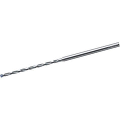 Walter-Titex - 2.6mm, 140° Point, Solid Carbide Micro Drill Bit - 95mm OAL, 51mm Flute Length, 3mm Shank Diam, Series A6689AMP - USA Tool & Supply