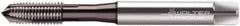 Walter-Prototyp - M5x0.80 Metric, 3 Flute, Hardlube Finish, Powdered Metal Spiral Point Tap - Plug Chamfer, Left Hand Thread, 70mm OAL, 13mm Thread Length, 6mm Shank Diam, 6HX Class of Fit, Series EP2021382 - Exact Industrial Supply