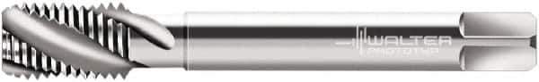 Walter-Prototyp - M18x1.50 Metric Fine 4 Flute 6H Modified Bottoming Spiral Flute Tap - Cobalt, Bright Finish, 110mm OAL, Right Hand Flute, Right Hand Thread, Series N21566 - USA Tool & Supply