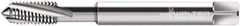 Walter-Prototyp - #10-24 UNC 3 Flute 3B Modified Bottoming Spiral Flute Tap - Powdered Metal, Bright Finish, 70mm OAL, Right Hand Flute, Right Hand Thread, Series 224164 - Exact Industrial Supply