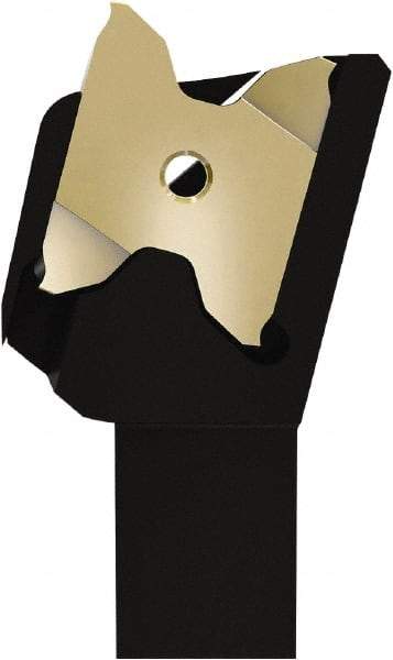 Seco - X4F, Left Hand Cut, 15.8mm Shank Height x 15.8mm Shank Width, Indexable Turning Toolholder - 126mm OAL - USA Tool & Supply