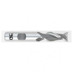 7/8 Dia. x 4-1/8 Overall Length 2-Flute Square End HSS-CO SE End Mill-Round Shank-Center Cutting-Uncoated - USA Tool & Supply