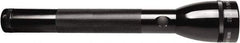 Mag-Lite - LED Bulb, 600 Lumens, Industrial/Tactical Flashlight - Black Aluminum Body, 3 C Alkaline Batteries Not Included - USA Tool & Supply