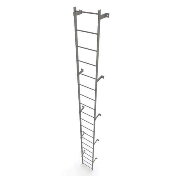 TRI-ARC - Rolling & Wall Mounted Ladders & Platforms Type: Fixed Ladder Style: Safety Cage - USA Tool & Supply