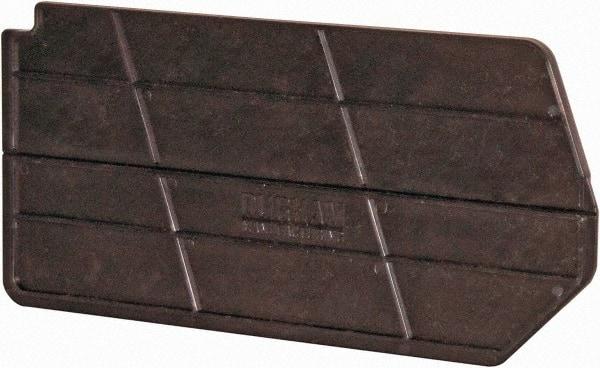 Durham - 2-1/2" Wide x 6-7/8" High, Black Bin Divider - Use with PB30220 - USA Tool & Supply