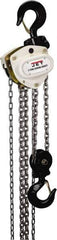 Jet - 6,600 Lb Lifting Capacity, 10' Lift Height, Hand Hoist - Made from Chain, 114' Overhaul to Lift 1' - USA Tool & Supply