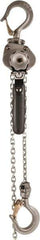 Jet - 550 Lb Lifting Capacity, 15' Lift Height, Lever Hoist - Made from Chain - USA Tool & Supply
