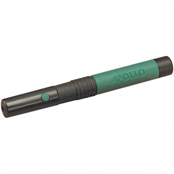 Quartet - Rubber & Metal Pen Size Laser Pointer - Jade Green, 2 AAA Batteries Included - USA Tool & Supply