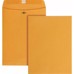 Quality Park - Mailers, Sheets & Envelopes; Type: Clasp Envelope ; Style: Clasp w/Gummed Flap ; Width (Inch): 12 ; Length (Inch): 9 ; Box Quantity: 250 ; Size: 9 x 12 - Exact Industrial Supply