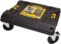 DeWALT - 220 Lb Capacity Steel Dolly - 18.92" Long x 17" Wide x 7" High, 0.39" Wheels - USA Tool & Supply