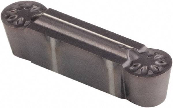Kennametal - 187R GUP Grade KCU25, 4.76mm Cutting Width Carbide Grooving Insert - Neutral, 2.38mm Corner Radius, AlTiN Finish - USA Tool & Supply