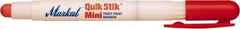 Markal - Red Solid Paint Marker - Fine Medium Tip, Alcohol Base Ink - USA Tool & Supply