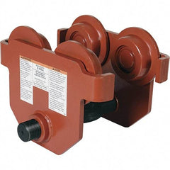 Vestil - 3 Ton Capacity Low Profile Manual Trolley - 3" to 8-5/8" Flange Width - USA Tool & Supply