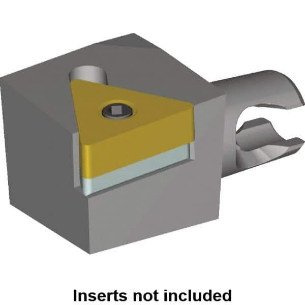 Kennametal - Right Hand Cut, Size KM16, TN.. Insert Compatiblity, Modular Turning & Profiling Cutting Unit Head - 10mm Ctr to Cutting Edge, 20mm Head Length, Series KM Micro - USA Tool & Supply