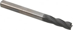 YG-1 - 1/4", 3/4" LOC, 1/4" Shank Diam, 2-1/2" OAL, 4 Flute, Solid Carbide Square End Mill - USA Tool & Supply