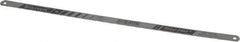 Starrett - 12" Long, 18 Teeth per Inch, Carbon Steel Hand Hacksaw Blade - Toothed Edge, 1/2" Wide x 0.025" Thick, Flexible - USA Tool & Supply