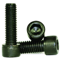 M5-0.80 × 10 mm - Black Finish Heat Treated Alloy Steel - Cap Screws - Socket Head - USA Tool & Supply