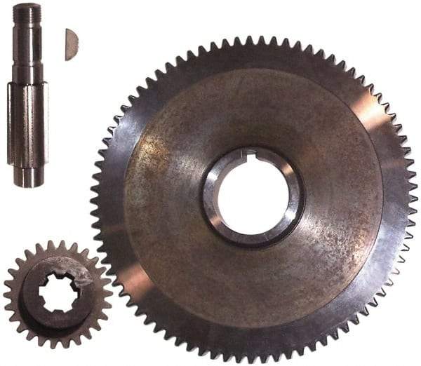 Bridgeport - Spindle Bull Gear Assembly - Step Pulley Top Housing, 1 HP B Series Mills - USA Tool & Supply