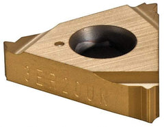 Vargus - 3ER External Right Hand 20 UN Laydown Threading Insert - Grade VKX, TiN Coated Carbide - USA Tool & Supply