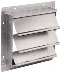 Fantech - 36-1/2 x 36-1/2" Square Wall Dampers - 37" Rough Opening Width x 37" Rough Opening Height, For Use with 1SDE36, 1MDE36, 1HDE36 - USA Tool & Supply