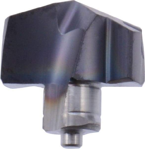 Iscar - Series ICP, 10.49mm Diam Grade IC908 140° Replaceable Drill Tip - Carbide, TiAlN Finish, 10 Seat Size - USA Tool & Supply