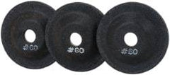 PRO-SOURCE - 60 Grit, 2" Wheel Diam, 5/32" Wheel Thickness, 3/8" Arbor Hole, Depressed Center Wheel - Aluminum Oxide - USA Tool & Supply