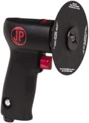 PRO-SOURCE - 3 to 5" Disc, 14,000 RPM, Pneumatic Handheld Disc Sander - 3 CFM, 1/4 NPT Inlet, 0.4 hp, 90 psi - USA Tool & Supply