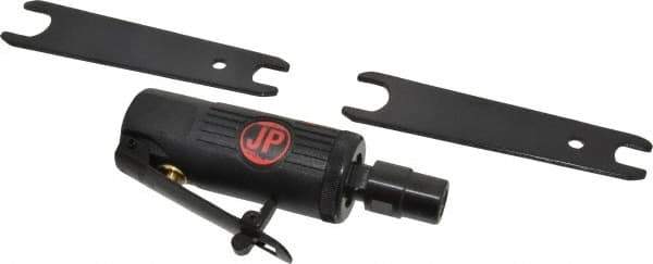 PRO-SOURCE - 1/4" Collet, Straight Handle, Air Straight Die Grinder - 25,000 RPM, Front Exhaust, 4 CFM, 0.3 hp, 90 psi, 1/4 NPT Inlet - USA Tool & Supply