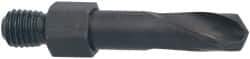 Hertel - 0.257" 135° Spiral Flute High Speed Steel Screw Machine Drill Bit - Oxide Finish, 9/16" Flute Length, 1-1/4" OAL, Standard Point - USA Tool & Supply