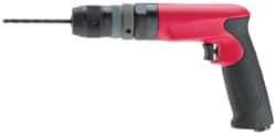 Sioux Tools - 3/8" Keyless Chuck - Pistol Grip Handle, 6,000 RPM, 11.8 LPS, 25 CFM, 0.6 hp - USA Tool & Supply