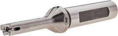 Iscar - 3/8 to 0.39" Diam, 3xD, 1.1" Max Depth, 1/2" Shank Diam, 3.45" OAL, Replaceable Tip Drill - IDI-SG, IDI-SK Insert, 9 Seat Size, DCM Toolholder, Series ChamDrill - USA Tool & Supply