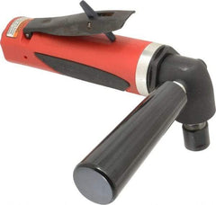 Sioux Tools - 1/4" Collet, Angle Handle, Angle Air Die Grinder - 18,000 RPM, Rear Exhaust, 30 CFM, 1 hp, 6.21 bar, 1/4 NPT - USA Tool & Supply