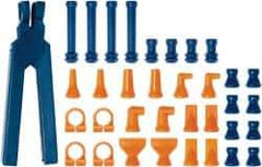 Loc-Line - 1/4" Hose ID, Coolant Hose Lathe Adapter Kit - For Loc-Line Modular Hose Systems - USA Tool & Supply