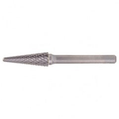 SL-6 Double Cut Solid Carbide Bur-Included Angle Shape - USA Tool & Supply